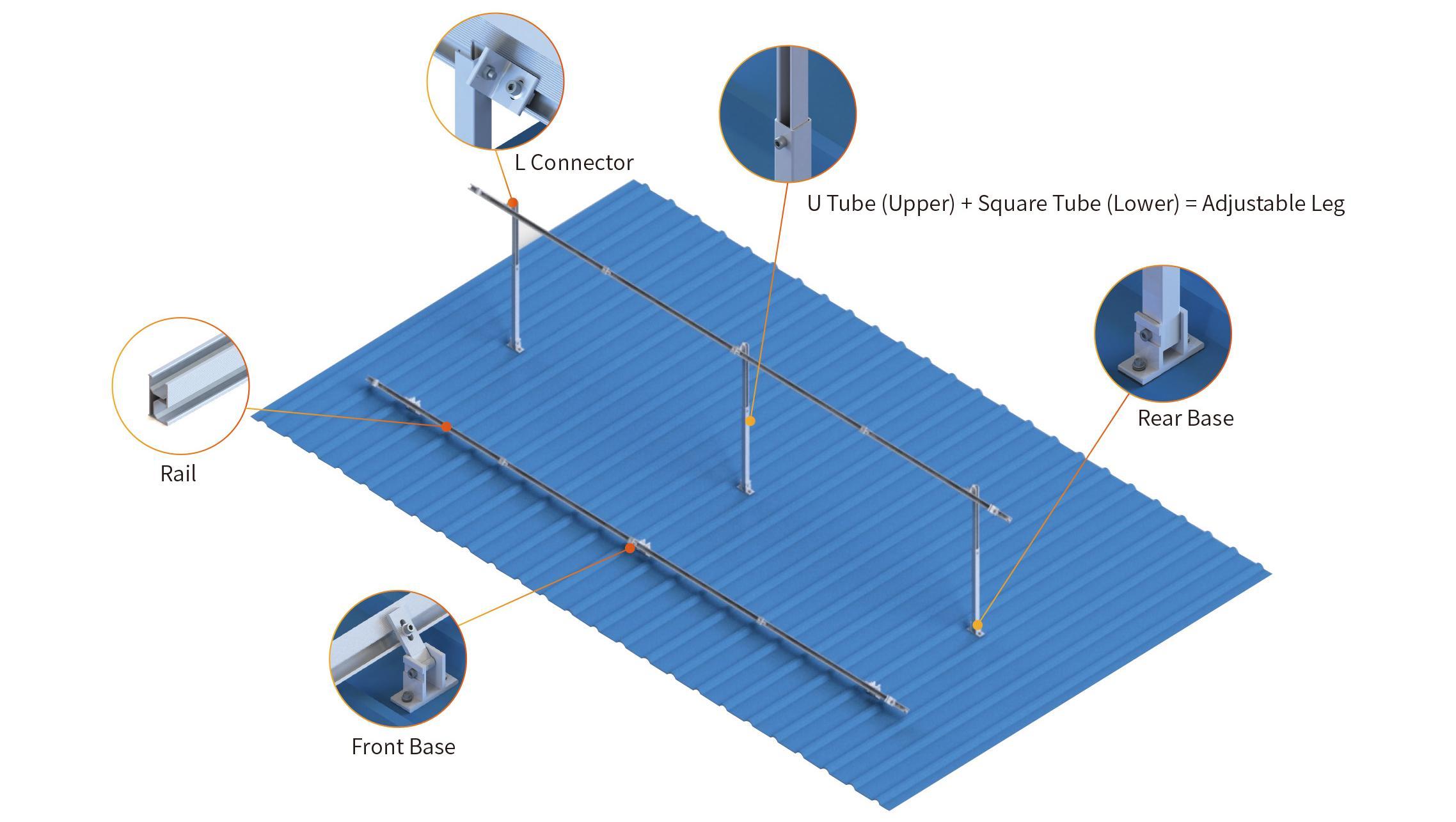 1. 封面 SF Metalldach montierbar verstellbare Beine