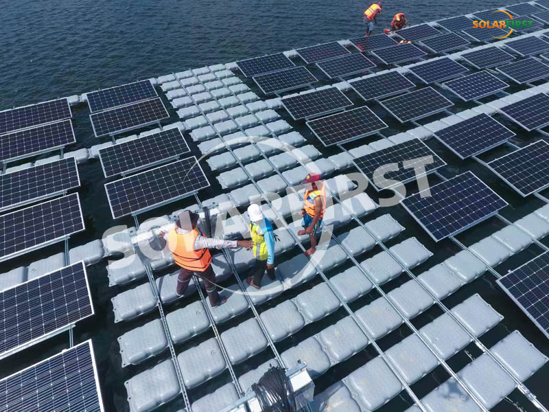 68KWp Indonesia Floating PV Plant project (2)