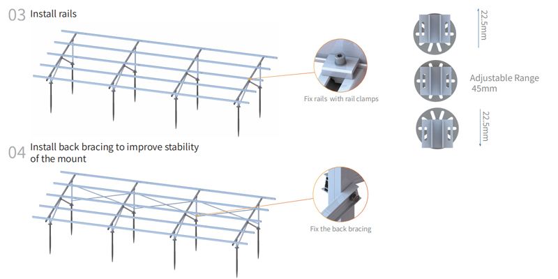 SF Aluminium Ground Mount10