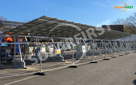萨德伯里300KWp碳钢防水车棚项目3-2022
