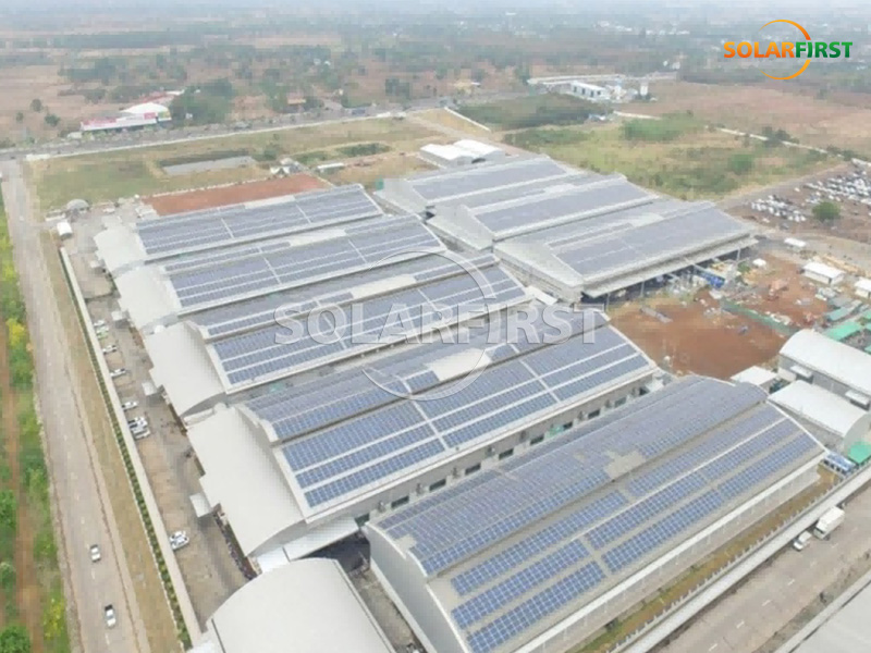 8.8MWp Metal Tile Roof Mount in Thailand