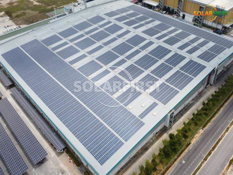 4.4MWp Metal Tile Roof Mount in Malaysia