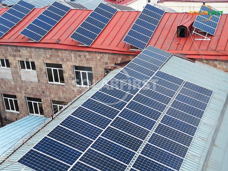 400KWp Metal Tile Roof Mount in Armenia
