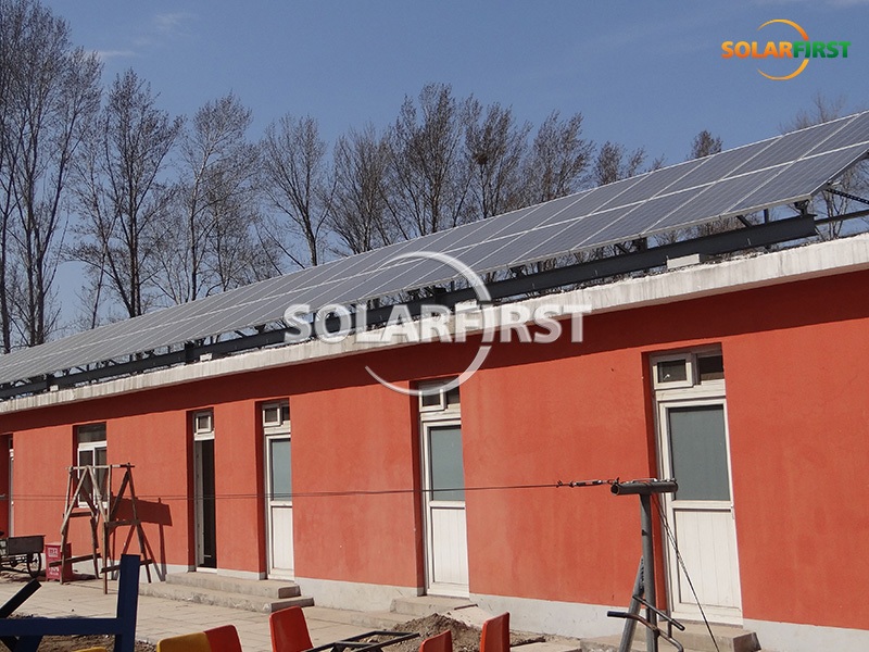 20KWp Steel Roof Mount in China