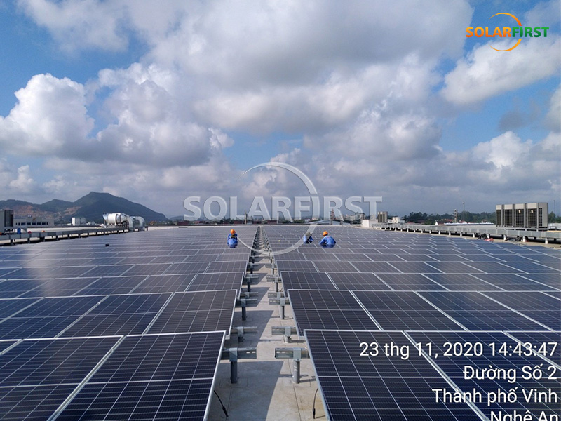 2MWp Rooftop Mount in Vietnam