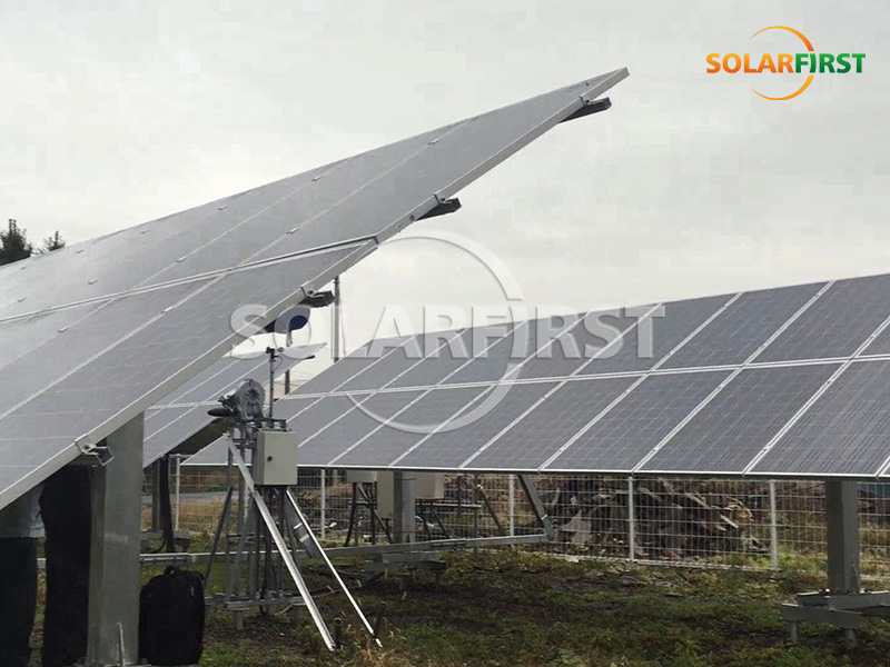 300KWp Linkage Flat Single Axis Tracking in Japan
