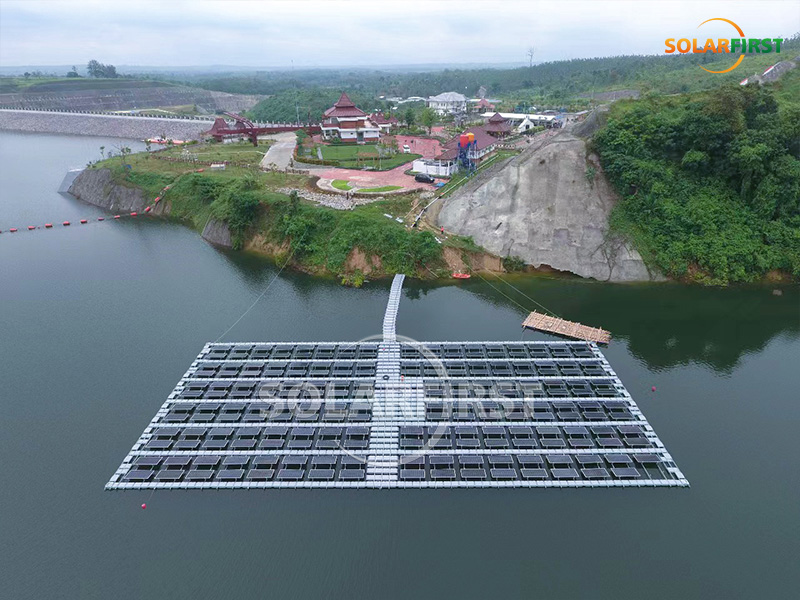 68KWp Floating PV Plant in Indonesia