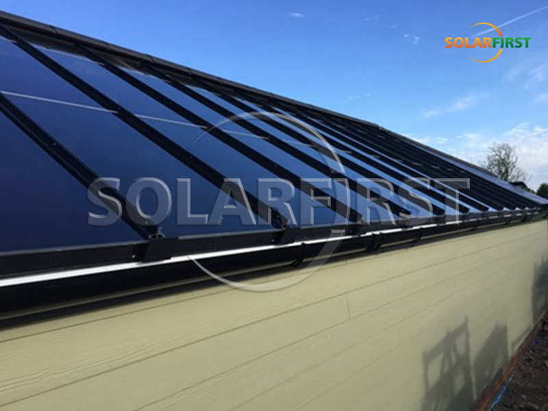95㎡ Transparent Roof BIPV in Huntingdon