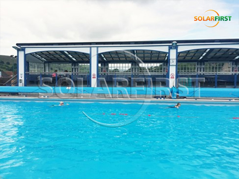 Open-air swimming pool project in Derbyshire, UK