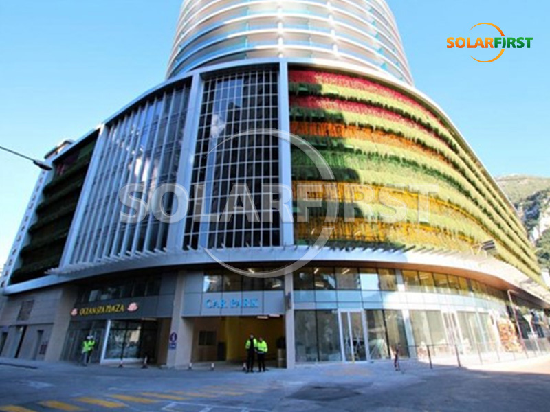 150KWp BIPV Curtain Wall in Gibraltar