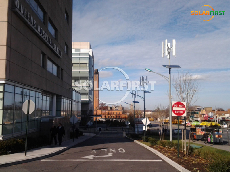 Wind-Solar Hybrid Street Lamp Solution in New York, USA