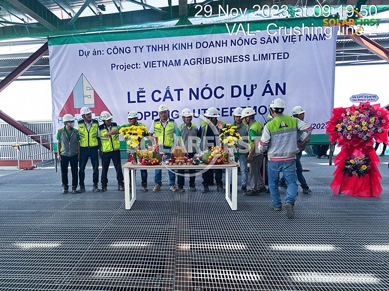 15,000㎡ Steel Grating for Solar Mount in Vietnam