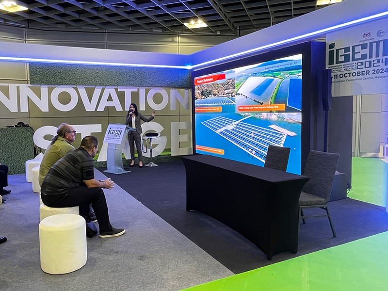 SOLAR FIRST Participates in Malaysia's IGEM 2024 Conference, Drawing Industry Recognition