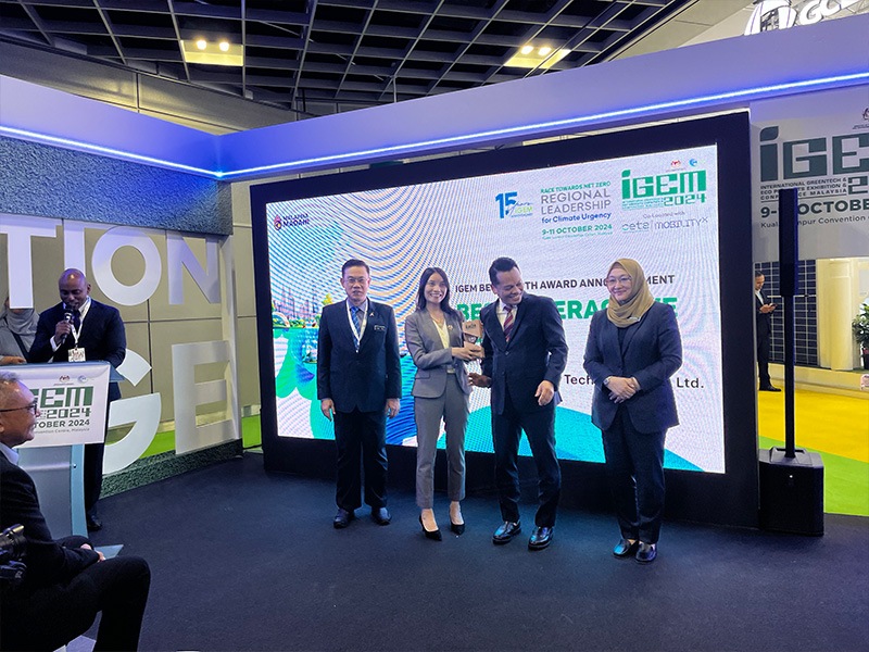 SOLAR FIRST Honored as 'BEST INTERACTIVE BOOTH WINNER' at IGEM 2024