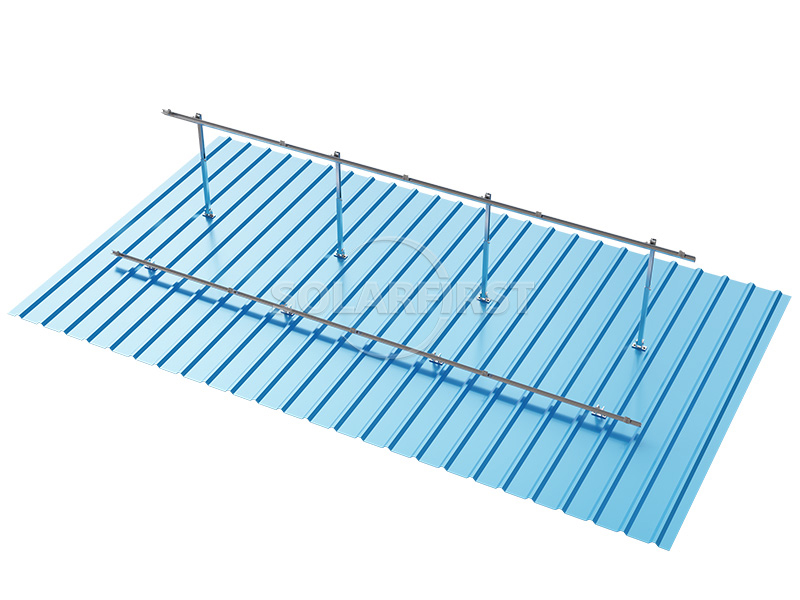Universal adjustable legs for pitched/flat roofs with 10°-60° angle control