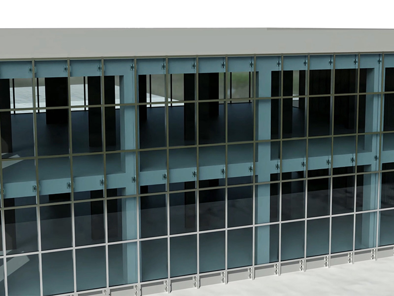 Installation Video of BIPV Curtain Wall