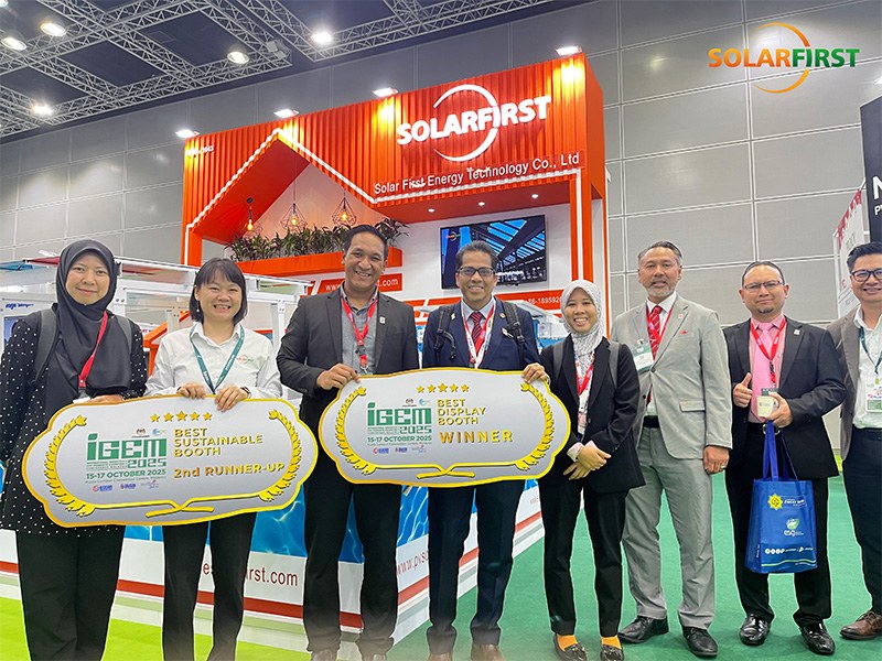 Solar First Shines at Malaysia’s Green Energy Exhibition, Showcasing Diverse PV Solutions