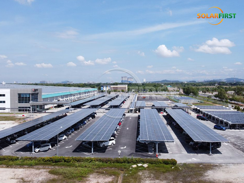 1.6MWp BIPV Carport Project in Malaysia #