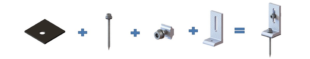 #Solar metal roof bracket accessories