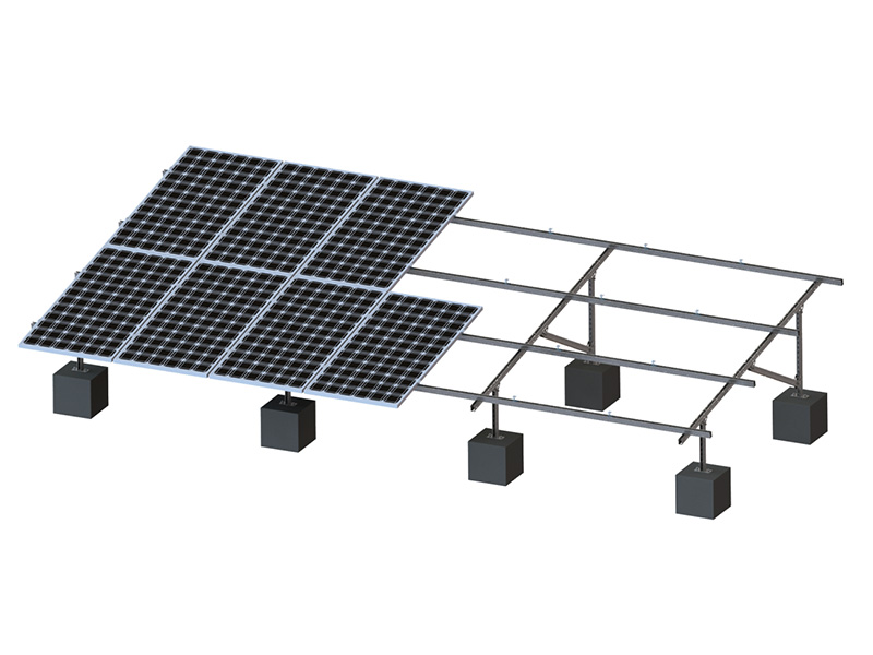 Utility-scale ground mount for solar farms with HDG steel and Zn-Al-Mg coated steel options