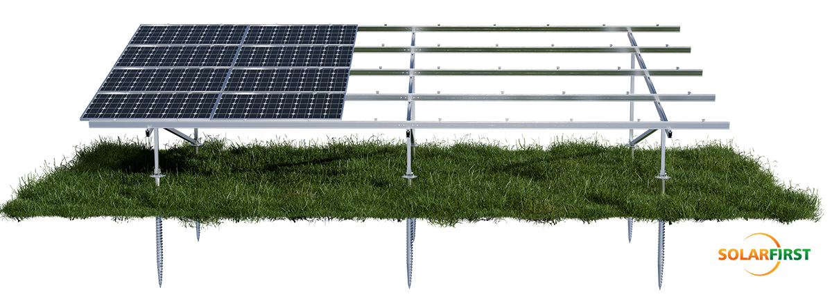 #Aluminum solar ground mount
