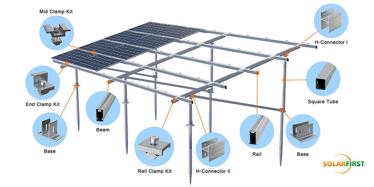 #Solar ground mounting system