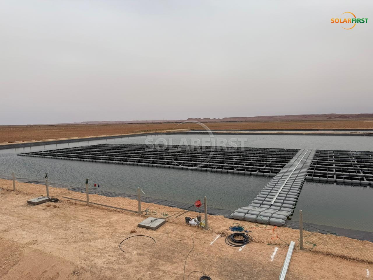 333.7KWp Floating Photovoltaic Power Station in Morocco