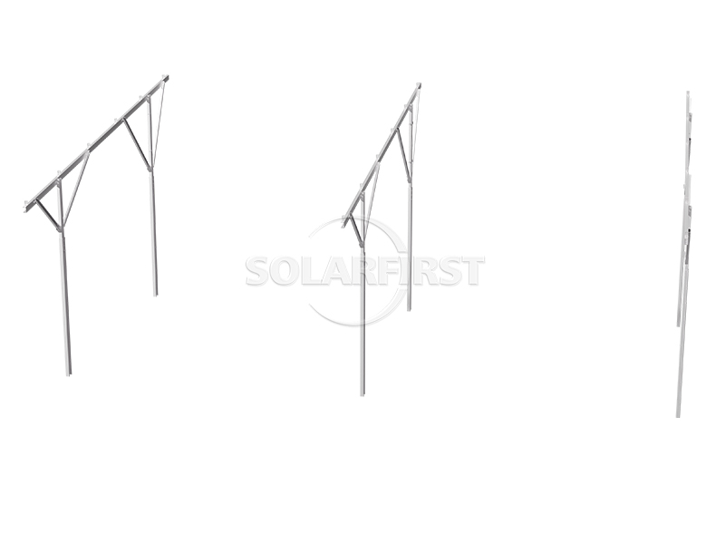 #Ramming Pile Solar Ground Mounting System