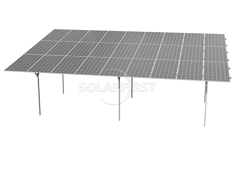 #Ramming Pile Solar Ground Mounting System