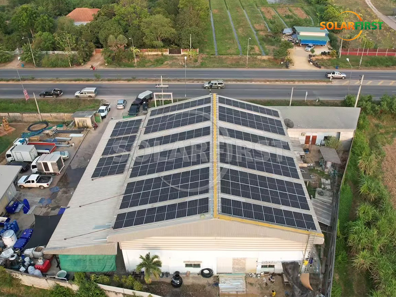 #330KWp Metal Roof Mount in Thailand